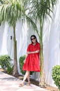 Red Riot Midi Dress