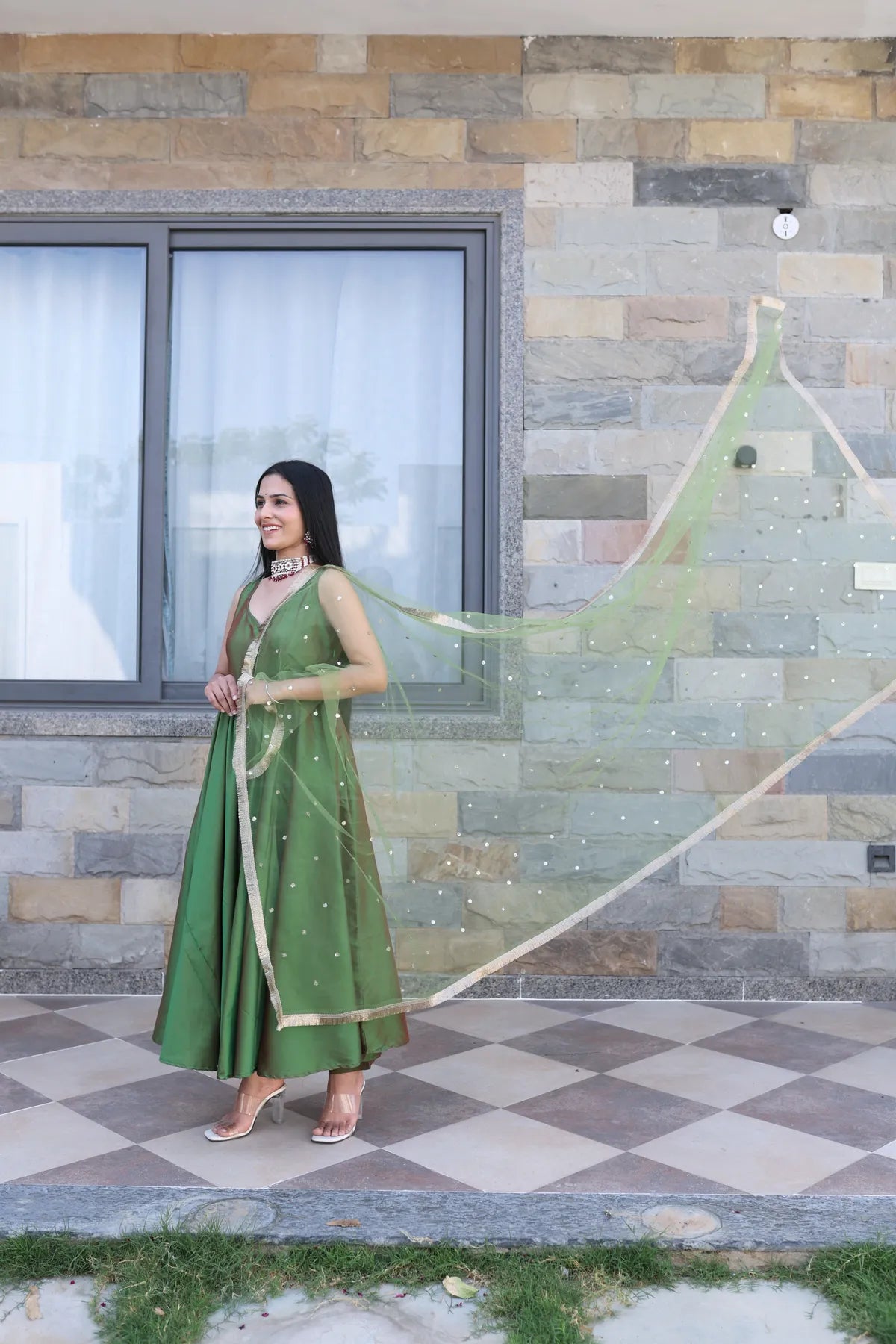 Noor Anarkali Suit Set