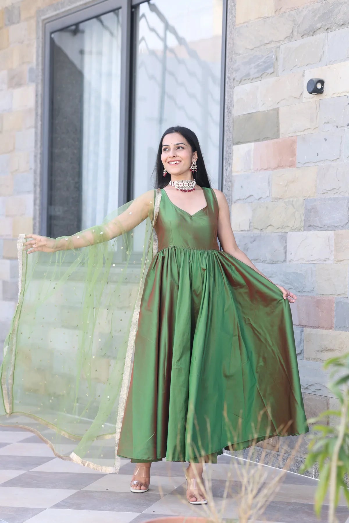 Noor Anarkali Suit Set