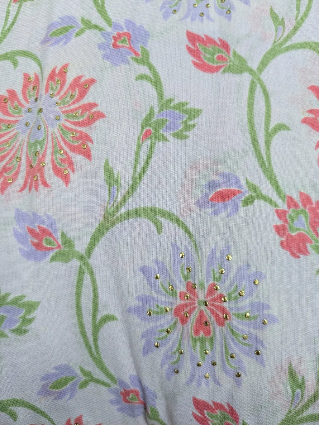 Lilac Floral Straight Suit Set