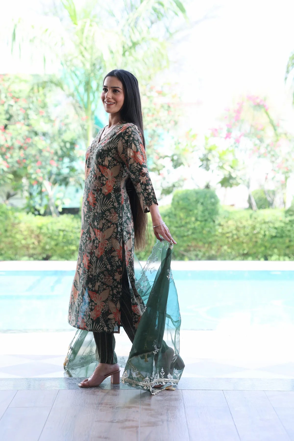 Emerald Straight Suit Set