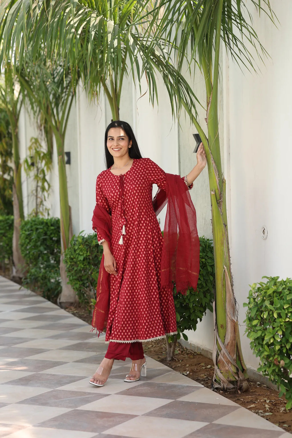 Gulnaar Anarkali Suit Set