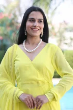 Chavi Neon Anarkali Suit Set - Image 5